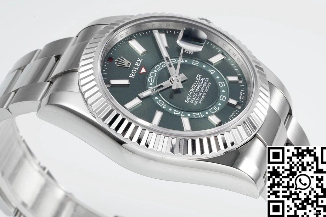 Factory Dial ZF Rolex M336934-0001 DWELLER SKY Green 0113